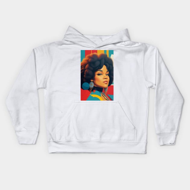 jill scott Kids Hoodie by Moulezitouna